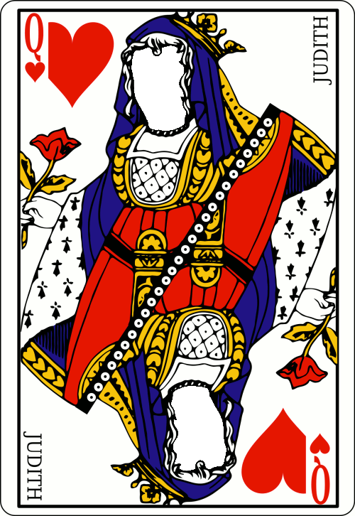 queen of hearts playing cards