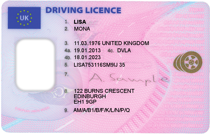 Uk Driving Licence Template Free Download - FREE PRINTABLE TEMPLATES